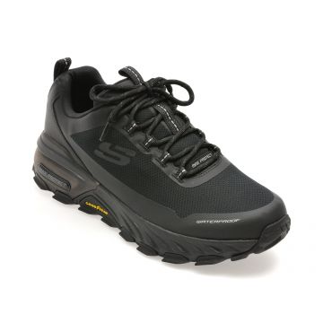 Pantofi sport SKECHERS negri, MAX PROTECT, din material textil Pantofi sport SKECHERS negri, MAX PROTECT, din material textil
