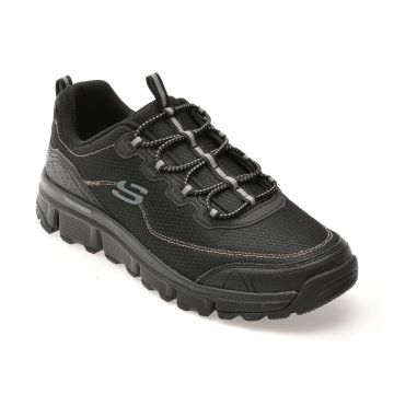 Pantofi sport SKECHERS negri, SUMMITS AT, din material textil Pantofi sport SKECHERS negri, SUMMITS AT, din material textil
