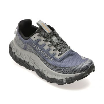 Pantofi sport TRACEABLE gri, 6655, din material textil