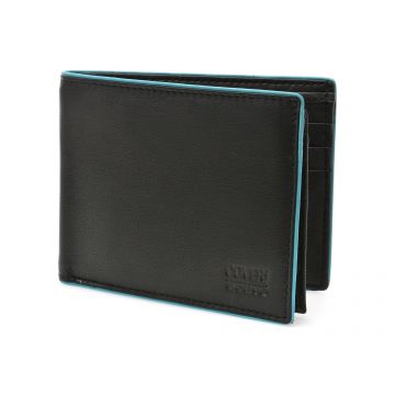 Portofel COVERI negru, C1121, din piele naturala Portofel COVERI negru, C1121, din piele naturala