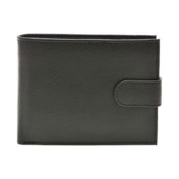 Portofel negru, 11003, din piele naturala