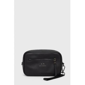 Armani Exchange portfard culoarea negru Armani Exchange portfard culoarea negru