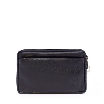 Borsetă bărbați Benvenuti neagră din piele 263BOR6508N Borsetă bărbați Benvenuti neagră din piele 263BOR6508N