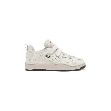 Diesel sneakers din piele S-Ukiyo Skt culoarea alb, Y03407-P6903-T1001 Diesel sneakers din piele S-Ukiyo Skt culoarea alb, Y03407-P6903-T1001