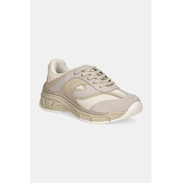 Emporio Armani sneakers culoarea bej, EM000262 AF10838 M1011 Emporio Armani sneakers culoarea bej, EM000262 AF10838 M1011