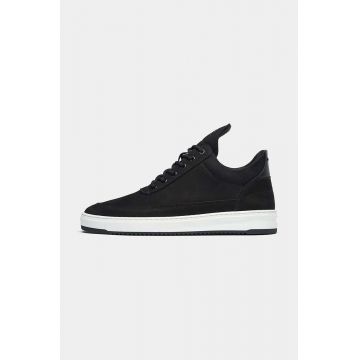 Filling Pieces sneakers din piele întoarsă Low top Base culoarea negru, 10120591861 Filling Pieces sneakers din piele întoarsă Low top Base culoarea negru, 10120591861