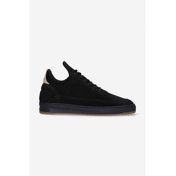 Filling Pieces sneakers din piele întoarsă Low top Ripple Suede culoarea negru, 25122791861 Filling Pieces sneakers din piele întoarsă Low top Ripple Suede culoarea negru, 25122791861