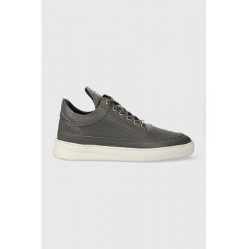 Filling Pieces sneakers din piele Low top Aten culoarea gri Filling Pieces sneakers din piele Low top Aten culoarea gri