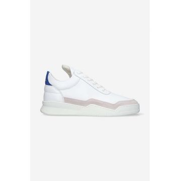 Filling Pieces sneakers din piele Low top Ghost culoarea alb, 10120631925 Filling Pieces sneakers din piele Low top Ghost culoarea alb, 10120631925