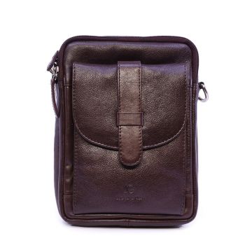Geantă crossbody bărbati Luca di Gioia maro din piele 266BGEA6497M Geantă crossbody bărbati Luca di Gioia maro din piele 266BGEA6497M