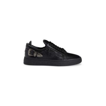 Giuseppe Zanotti sneakers din piele GZ culoarea negru, RU40023.001 Giuseppe Zanotti sneakers din piele GZ culoarea negru, RU40023.001