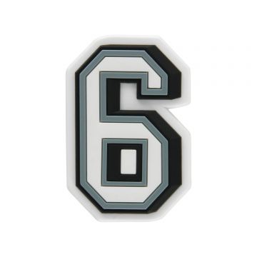 Jibbitz Crocs B&W Number 6 Jibbitz Crocs B&W Number 6