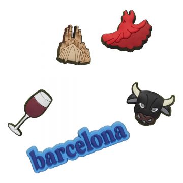 Jibbitz Crocs Barcelona Wanderlust Collection 5 Pack Jibbitz Crocs Barcelona Wanderlust Collection 5 Pack