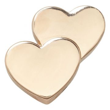 Jibbitz Crocs Gold Double Heart Jibbitz Crocs Gold Double Heart