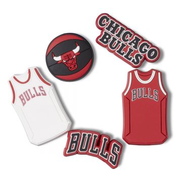 Jibbitz Crocs NBA Chicago Bulls 5 Pack Jibbitz Crocs NBA Chicago Bulls 5 Pack