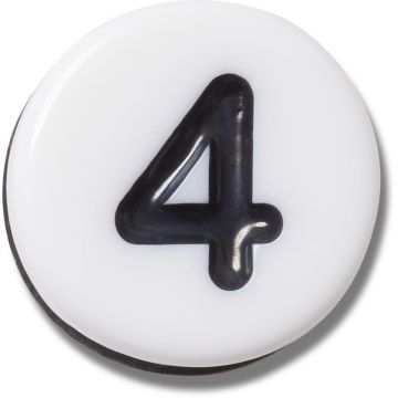 Jibbitz Crocs Number Four Tiny Friendship Jibbitz Crocs Number Four Tiny Friendship