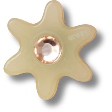 Jibbitz Crocs Tan Flower with Gem Jibbitz Crocs Tan Flower with Gem