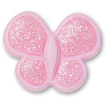 Jibbitz Crocs Tiny Pink Glitter Butterfly Jibbitz Crocs Tiny Pink Glitter Butterfly