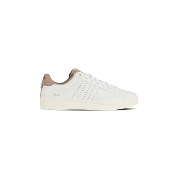 K-Swiss sneakers LOZAN KLUB LTH culoarea alb, 07263.180.M K-Swiss sneakers LOZAN KLUB LTH culoarea alb, 07263.180.M
