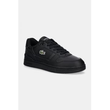 Lacoste sneakers din piele T-Clip Set culoarea negru, 48SMA0031 Lacoste sneakers din piele T-Clip Set culoarea negru, 48SMA0031