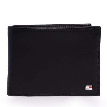 Portmoneu bărbați Tommy Hilfiger negru din piele 3420bpu0651n Portmoneu bărbați Tommy Hilfiger negru din piele 3420bpu0651n