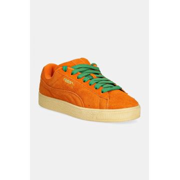 Puma sneakers din piele intoarsă Suede XL CARROTS culoarea portocaliu, 398800 Puma sneakers din piele intoarsă Suede XL CARROTS culoarea portocaliu, 398800