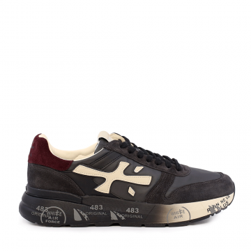 Sneakers bărbați Premiata Mick gri din piele și textil 1690BP7719GR Sneakers bărbați Premiata Mick gri din piele și textil 1690BP7719GR