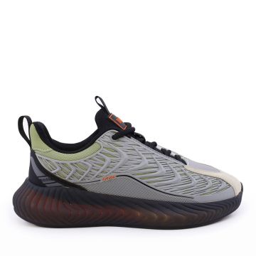 Sneakers bărbați Thezeus gri din piele întoarsă și textil 3730BPS5875VGR Sneakers bărbați Thezeus gri din piele întoarsă și textil 3730BPS5875VGR