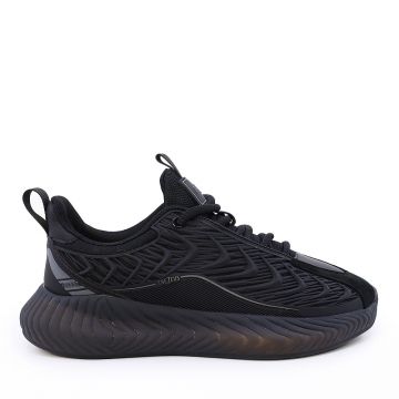Sneakers bărbați Thezeus negri din piele întoarsă și textil 3730BPS5875VN Sneakers bărbați Thezeus negri din piele întoarsă și textil 3730BPS5875VN