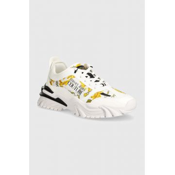 Versace Jeans Couture sneakers New Trail Trek culoarea alb, 77YA3SIB ZS891 G03 Versace Jeans Couture sneakers New Trail Trek culoarea alb, 77YA3SIB ZS891 G03
