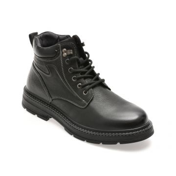 Bocanci OTTER negri, M75377, din piele naturala Bocanci OTTER negri, M75377, din piele naturala