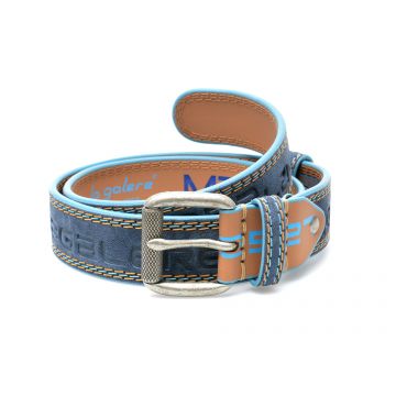 Curea LA GALERE albastra, 7871640, din piele intoarsa Curea LA GALERE albastra, 7871640, din piele intoarsa