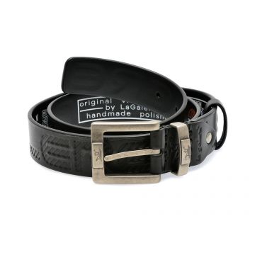 Curea LA GALERE neagra, 7871640, din piele naturala Curea LA GALERE neagra, 7871640, din piele naturala