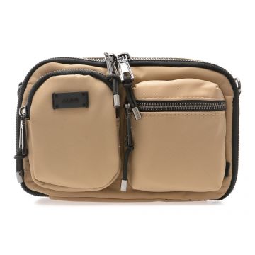 Geanta ALDO bej, RHERIF 234, din material textil Geanta ALDO bej, RHERIF 234, din material textil