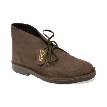 Ghete CLARKS gri, DESERT BT EVO, din piele intoarsa Ghete CLARKS gri, DESERT BT EVO, din piele intoarsa