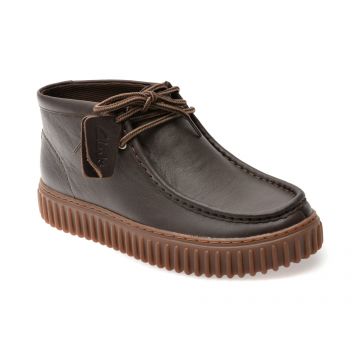 Ghete CLARKS maro, TORHILL HI, din piele naturala Ghete CLARKS maro, TORHILL HI, din piele naturala