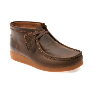 Ghete CLARKS maro, WALLABEE EVO BT, din piele naturala Ghete CLARKS maro, WALLABEE EVO BT, din piele naturala