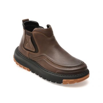 Ghete EPICA maro, 60019, din piele naturala Ghete EPICA maro, 60019, din piele naturala