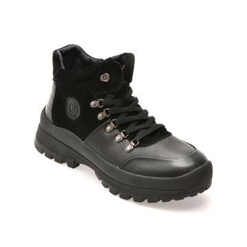 Ghete EPICA negre, LN17, din piele naturala Ghete EPICA negre, LN17, din piele naturala