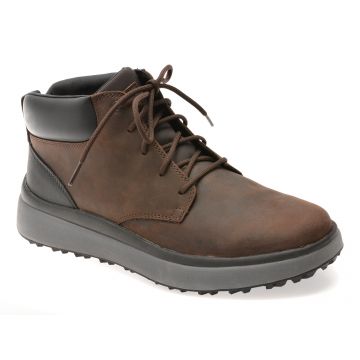 Ghete GEOX maro, U56MSA, din piele naturala Ghete GEOX maro, U56MSA, din piele naturala