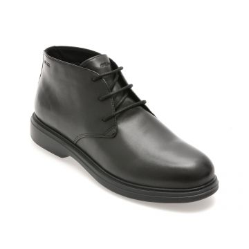 Ghete GEOX negre, U16DCB, din piele naturala Ghete GEOX negre, U16DCB, din piele naturala