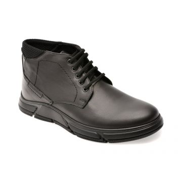 Ghete OTTER negre, 7346, din piele naturala Ghete OTTER negre, 7346, din piele naturala