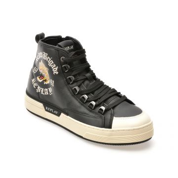 Ghete REPLAY negre, MZ6R09T, din material textil Ghete REPLAY negre, MZ6R09T, din material textil