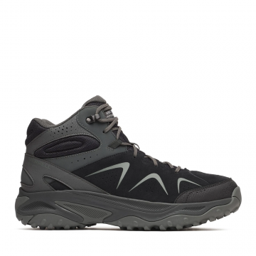Ghete trekking bărbați Merrell Yokota 3 Mid GTX, negre din piele 3990BGT38479N Ghete trekking bărbați Merrell Yokota 3 Mid GTX, negre din piele 3990BGT38479N