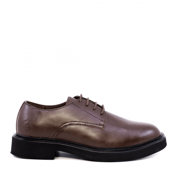 Pantofi derby bărbați Benvenuti maro din piele 1200BP258642M Pantofi derby bărbați Benvenuti maro din piele 1200BP258642M