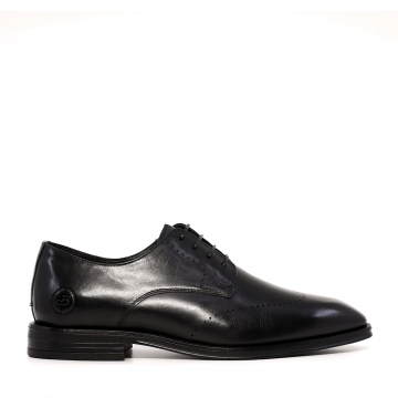 Pantofi derby bărbați Benvenuti negri din piele 2160BP1700N Pantofi derby bărbați Benvenuti negri din piele 2160BP1700N
