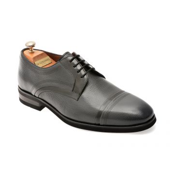 Pantofi eleganti LE COLONEL gri, 48470, din piele naturala