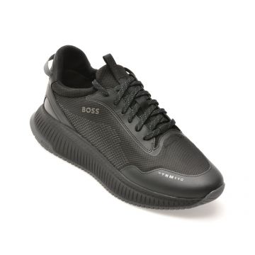 Pantofi sport BOSS negri, 8700, din material textil
