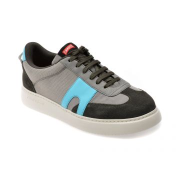 Pantofi sport CAMPER gri, RUNNER, din material textil