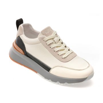 Pantofi sport EPICA albi, LN14, din piele naturala Pantofi sport EPICA albi, LN14, din piele naturala